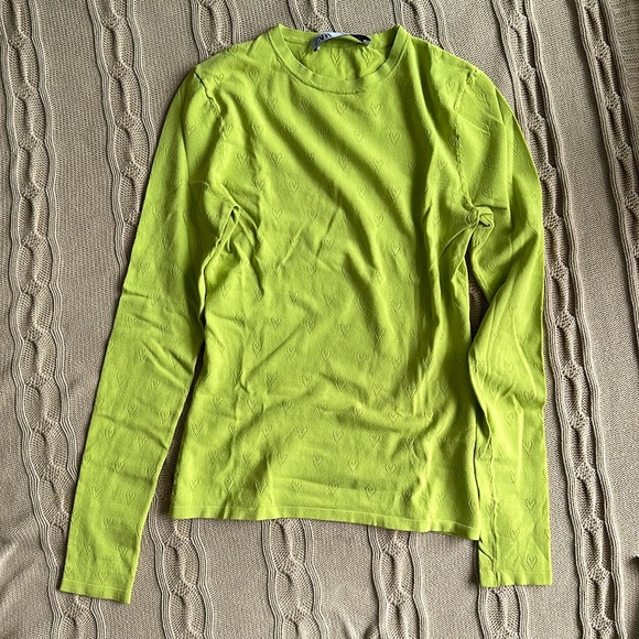 Zara long sleeve top 💚 - Picture 2 of 6